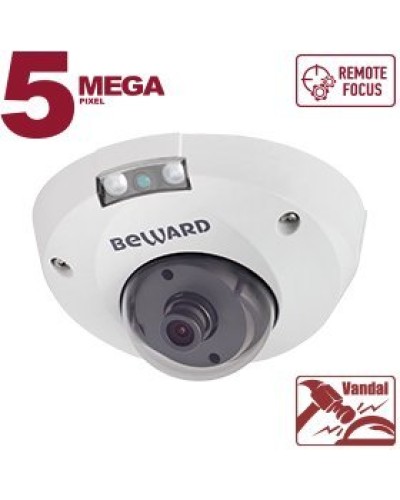 B5320DMR (2.8мм). Видеокамера IP купольная. Beward в Хасавюрте