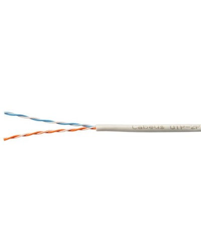UTP-2P-Cat.5e-SOLID-LSZH-GY-LIGHT-100 (11079c-5). Кабель «витая пара» (LAN) для структурированных систем связи. CABEUS в Хасавюрте