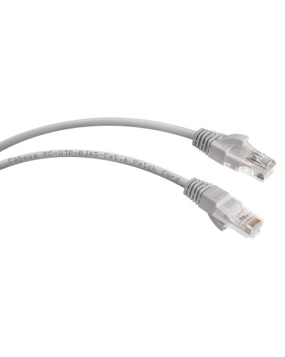 PC-UTP-RJ45-Cat.6-0.5m (7266c), серый. Патч-корд медный. CABEUS в Хасавюрте