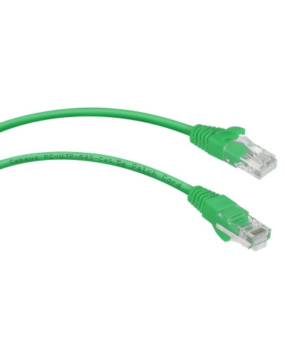PC-UTP-RJ45-Cat.5e-5m-GN (7457c), зелёный. Патч-корд медный. CABEUS в Хасавюрте