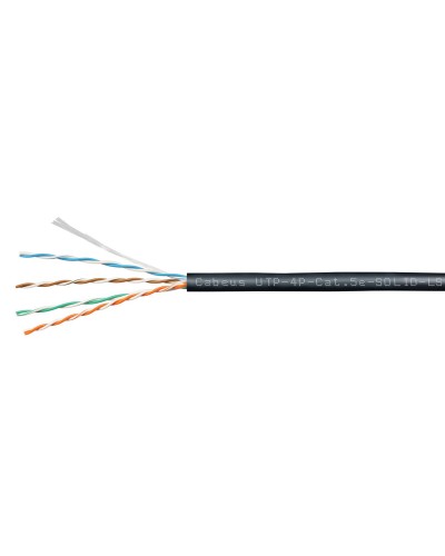 UTP-4P-Cat.5e-SOLID-LSZH-BK (9781c). Кабель «витая пара» (LAN) для структурированных систем связи. CABEUS в Хасавюрте