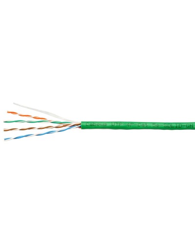 UTP-4P-Cat.5e-SOLID-LSLTx-GN-100 (10990c-5). Кабель «витая пара» (LAN) для структурированных систем связи. CABEUS в Хасавюрте