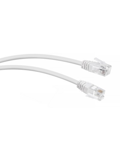 PC-TEL-RJ12-3m (7890c), белый. Патч-корд медный. CABEUS в Хасавюрте