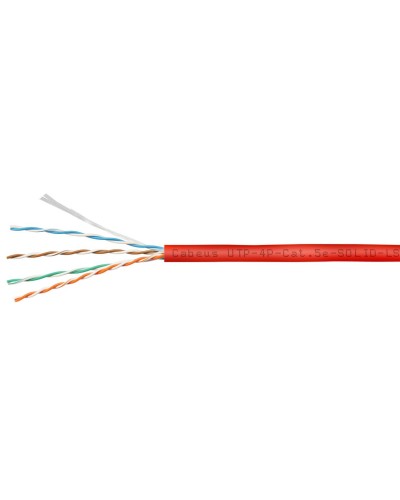 UTP-4P-Cat.5e-SOLID-LSZH-RD (9778c). Кабель «витая пара» (LAN) для структурированных систем связи. CABEUS в Хасавюрте