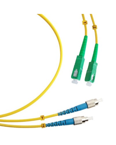 FOP(d)-9-SC/APC-FC/UPC-15m (8128c). Патч-корд оптический. CABEUS в Хасавюрте