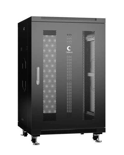 ND-05C-18U60/100-BK (8531c). Шкаф телекоммуникационный 19 напольный 18U. CABEUS в Хасавюрте