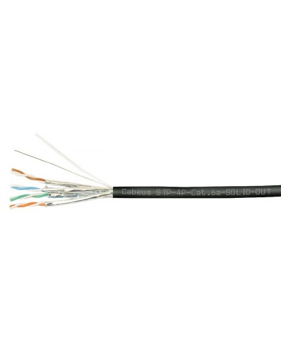 STP-4P-Cat.6a-SOLID-OUT-LSZH-UV (7198c). Кабель «витая пара» (LAN) для структурированных систем связи. CABEUS в Хасавюрте