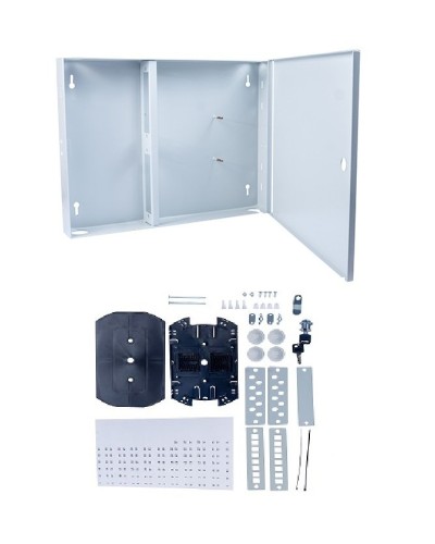 FO-WL-16-SC/2LC/FC/ST-FP-K (12302c). Бокс оптический настенный. CABEUS в Хасавюрте
