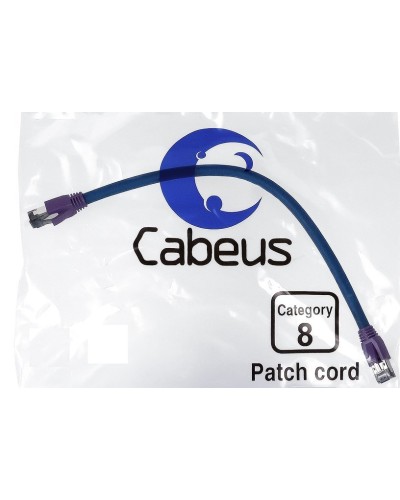 PC-SSTP-RJ45-Cat.8-3m-LSZH (9704c), серый. Патч-корд медный. CABEUS в Хасавюрте