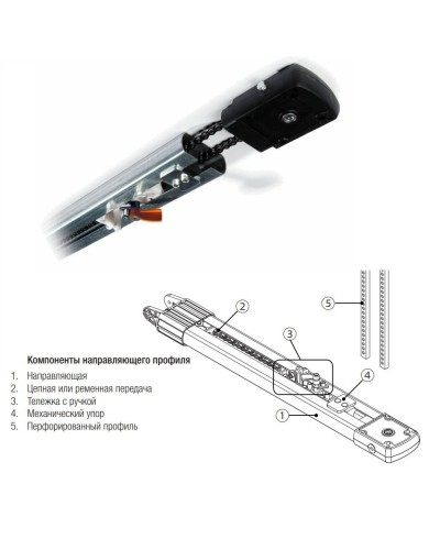 CAME V0683. Профиль направляющий. CAME в Хасавюрте