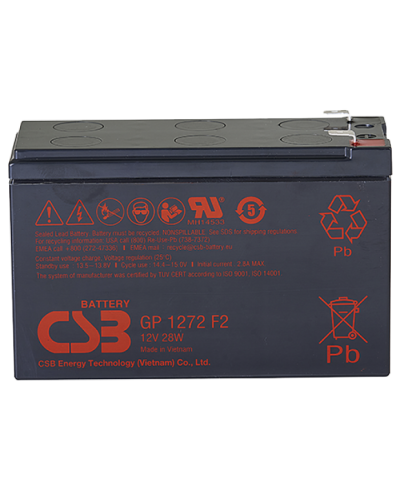 CSB GP 1272(28W) F2. Аккумулятор герметичный свинцово-кислотный. CSB в Хасавюрте