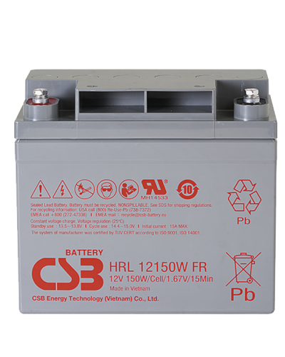 CSB HRL 12150W FR. Аккумулятор герметичный свинцово-кислотный. CSB в Хасавюрте