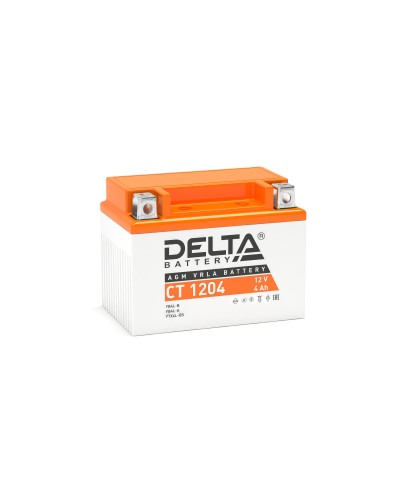 Delta CT 1204. Аккумулятор герметичный свинцово-кислотный стартерный. Delta в Хасавюрте