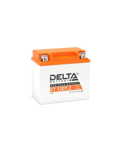 Delta CT 1207.2. Аккумулятор герметичный свинцово-кислотный стартерный. Delta в Хасавюрте