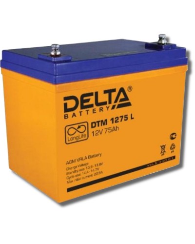 Delta DTM 1275 L. Аккумулятор герметичный свинцово-кислотный. Delta в Хасавюрте