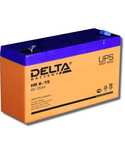 Delta HR 6-15. Аккумулятор герметичный свинцово-кислотный. Delta в Хасавюрте