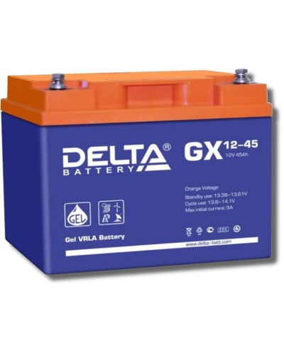 Delta GX 12-45. Аккумулятор герметичный свинцово-кислотный. Delta в Хасавюрте