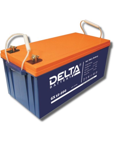 Delta GX 12-200. Аккумулятор герметичный свинцово-кислотный. Delta в Хасавюрте
