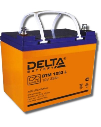 Delta DTM 1233 L. Аккумулятор герметичный свинцово-кислотный. Delta в Хасавюрте