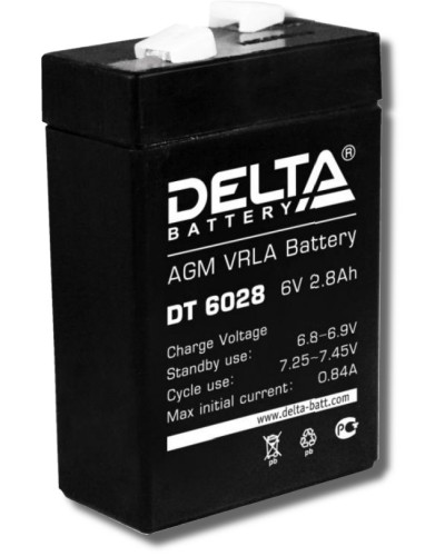 Delta DT 6028. Аккумулятор герметичный свинцово-кислотный. Delta в Хасавюрте