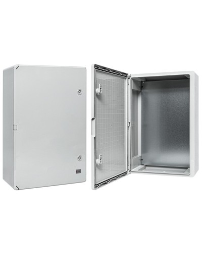 Бокс пластиковый с монтажной платой 600х400х200 IP65 PROxima (PB65MP008). Бокс пластиковый антивандальный. EKF в Хасавюрте