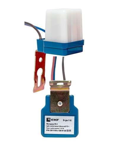 Фотореле PS-1 6А 1200Вт IP44 (fr-ps-1-6). Фотореле. EKF в Хасавюрте