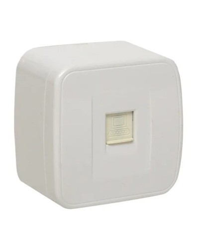 Минск Розетка RJ-45 1-местная ОП 1А (EGK01-035-10). Розетка RJ-45 1-местная ОП 1А. EKF в Хасавюрте