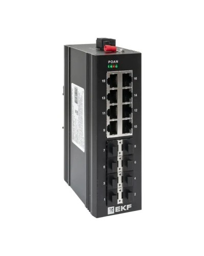 TSX-U-8GX/SFP-8GT. Промышленный неуправляемый коммутатор. EKF в Хасавюрте