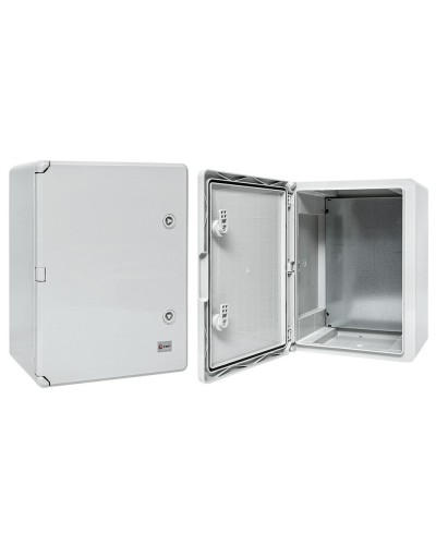 Бокс пластиковый с монтажной платой 500х400х180 IP65 PROxima (PB65MP006). Бокс пластиковый антивандальный. EKF в Хасавюрте