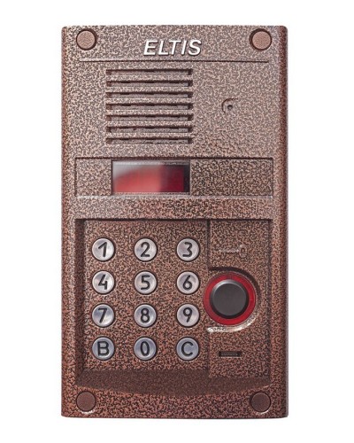 DP400-RD24 (медь). Блок вызова домофона. ELTIS в Хасавюрте