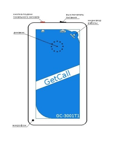 GC-3001T1. Переговорное устройство ремонтной связи. GETCALL в Хасавюрте