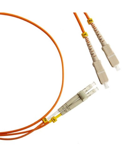 FC-D2-50-LC/PR-SC/PR-H-3M-LSZH-OR. Патч-корд волоконно-оптический LC-SC. Hyperline в Хасавюрте