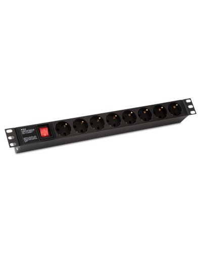 SHE19-6SH-S-IEC. Блок розеток 19. Hyperline в Хасавюрте