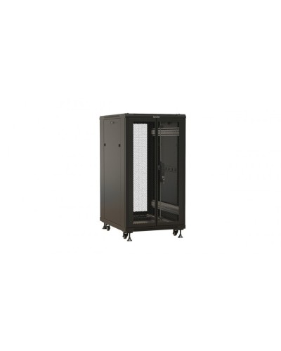 TTBR-2766-DD-RAL9004. Шкаф телекоммуникационный 19 напольный 27U. Hyperline в Хасавюрте