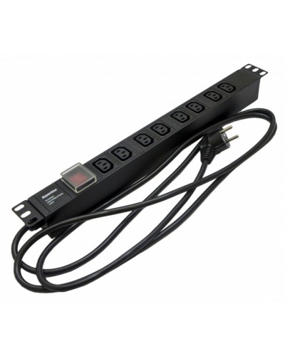 SHE19-8IEC-S-2.5EU. Блок розеток 19. Hyperline в Хасавюрте