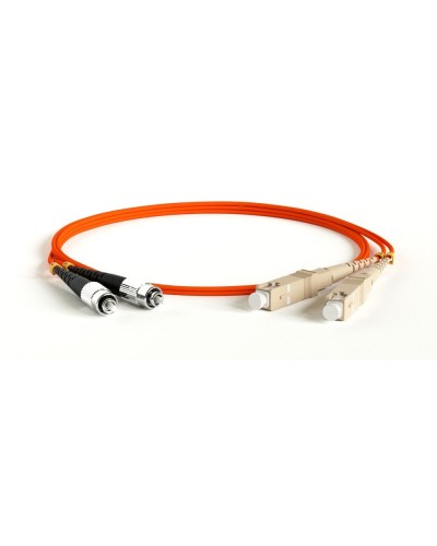 FC-D2-50-FC/PR-SC/PR-H-1M-LSZH-OR. Патч-корд волоконно-оптический SC-FC. Hyperline в Хасавюрте