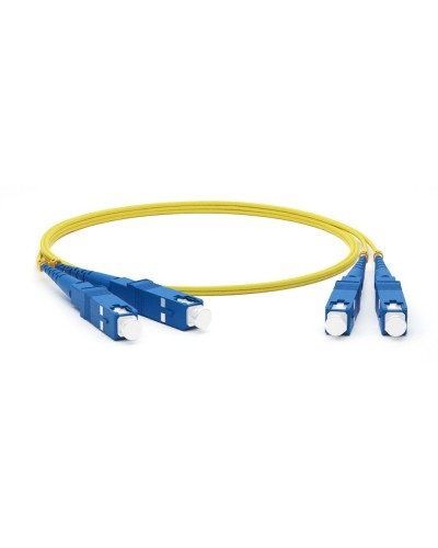 FC-D2-9-SC/UR-SC/UR-H-5M-LSZH-YL. Патч-корд волоконно-оптический одномодовый. Hyperline в Хасавюрте