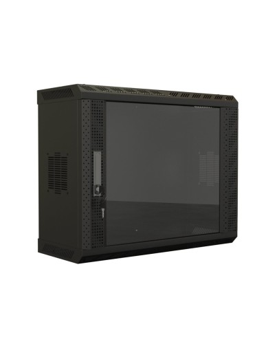 TWS-0925-GP-RAL9004. Шкаф телекоммуникационный 19 настенный 9U. Hyperline в Хасавюрте