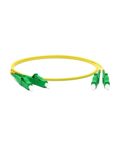 FC-D2-9-LC/AR-LC/AR-H-2M-LSZH-YL. Патч-корд волоконно-оптический одномодовый. Hyperline в Хасавюрте