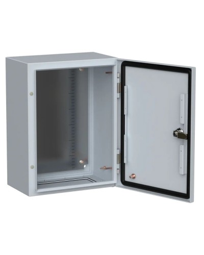ЩМП-40.30.20 УХЛ1 IP66 400x300x200 TITAN 5 (TI5-10-N-040-030-020-66). Шкаф металлический с монтажной платой. IEK в Хасавюрте
