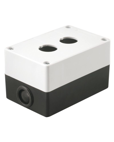 Корпус КП102 для кнопок 2 места белый (BKP10-2-K01). Корпус для кнопочных постов. IEK в Хасавюрте