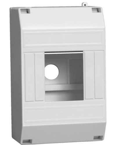 Корпус пластиковый КМПн 1/4 IP20 белый (MKP31-N-04-30-135). Щиток модульный без дверцы, настенный. IEK в Хасавюрте