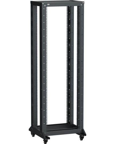 LF05-20U66-2RM. Стойка 2-рамная на рол. 20U 600х600мм черная. ITK в Хасавюрте