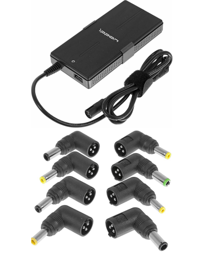 Блок питания Ippon S65U автоматический 65W 15V-19.5V 11-connectors 3.5A 1xUSB 2.1A, LED индикатор (651781). Блок питания. Ippon в Хасавюрте