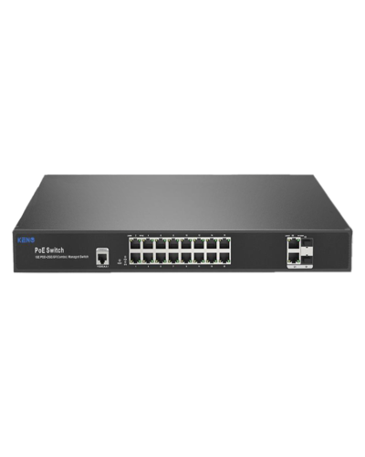 KN-SW1602SFP/M2. Коммутатор с питанием по PoE. KENO в Хасавюрте