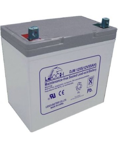 LEOCH DJM 1255. Аккумулятор герметичный свинцово-кислотный. LEOCH в Хасавюрте