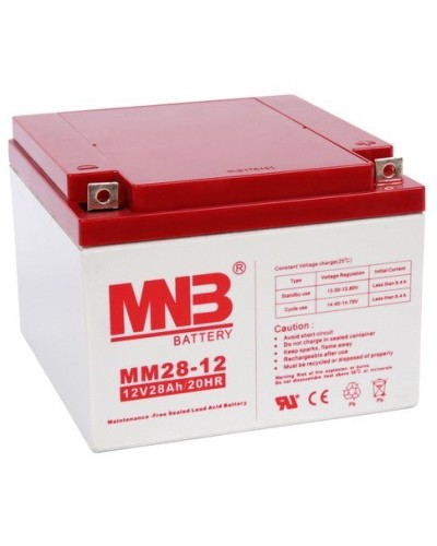 MNB MM 28-12. Аккумулятор герметичный свинцово-кислотный. MNB в Хасавюрте