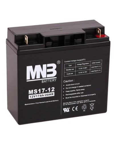 MNB MS 17-12. Аккумулятор герметичный свинцово-кислотный. MNB в Хасавюрте