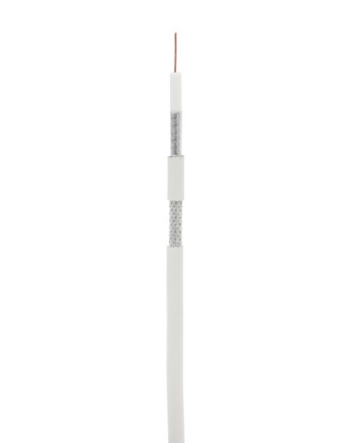 RG-6 CCS, In, PVC (EC-C2-32123A-WT-3). Кабель коаксиальный омедненный. NETLAN в Хасавюрте