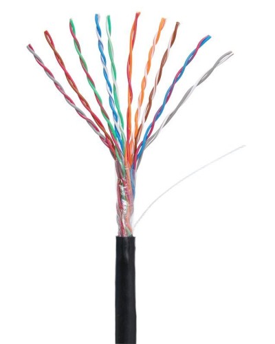 U/UTP 10pair, Cat5, Out, PE (EC-UU010-5-PE-BK-3). Кабель «витая пара» (LAN) для структурированных систем связи. NETLAN в Хасавюрте